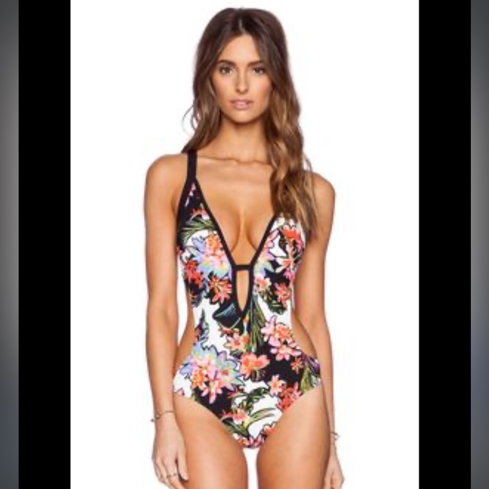 Nanette Lepore Tropical Floral One-Piece Swimsuit